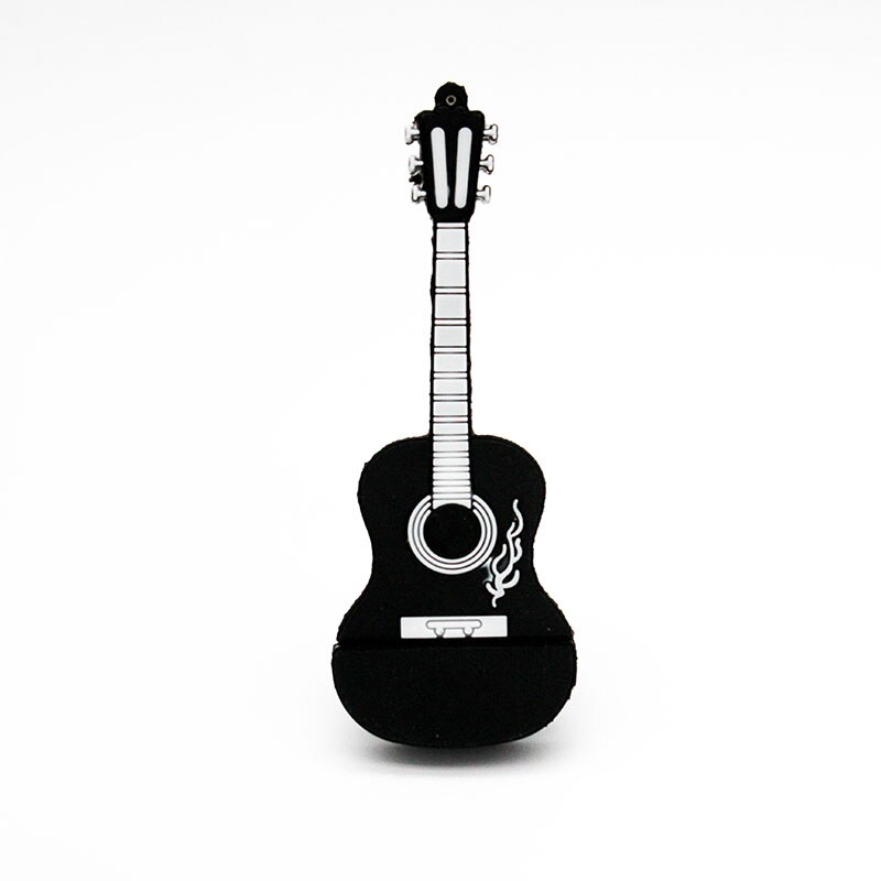 Jaster Muziekinstrument Gitaar Usb Flash Drive Usb Memory Stick 64Gb 16Gb Flash Memory Stick Pen drive Usb Schijf: 4GB / Black