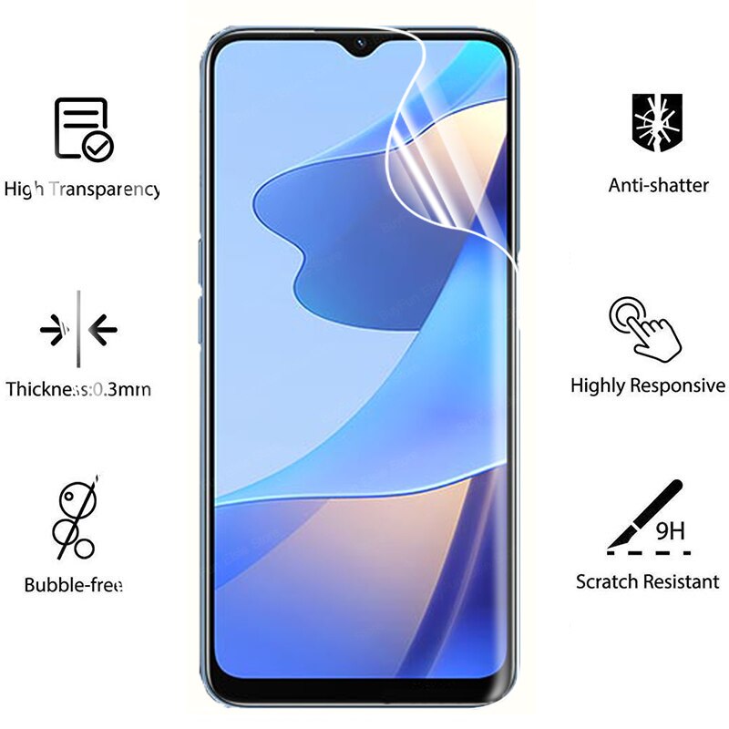 4 In 1 Hydrogel Film Op De Voor Oppo A54s Screen Protector Film Voor Oppo A54s 6.52 &quot;CPH2273 Beschermende veiligheid Film Niet Glas