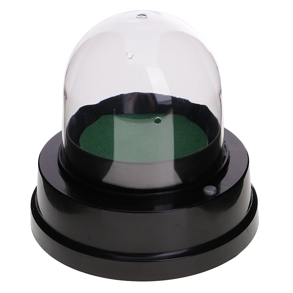 Tasse à dés électrique avec Base en feutre avec 5 dés pour jeux de Bar, Casino, fête, noir
