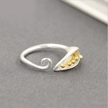 Echte Pure Sieraden Vintage Grote Bloem Ringen Voor Vrouwen Wedding Finger Open Ring Anillos Anelli