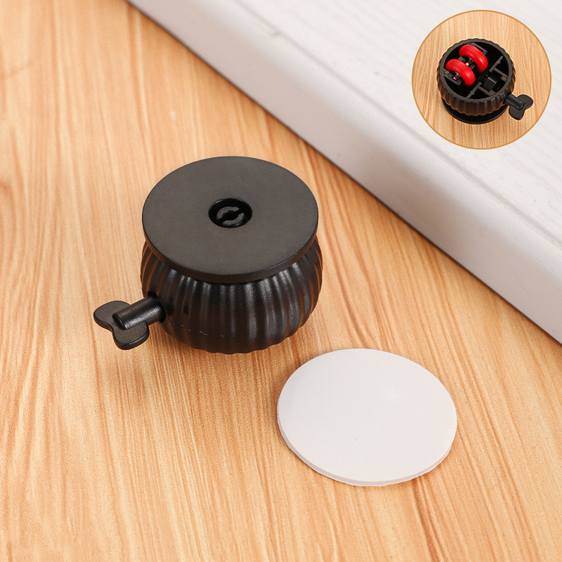 4Pcs Self Adhesive Type Furniture Casters Wheels Mute Wheels Universal Wheel 360° Rotation Strong Load-bearing With brakes: Silver