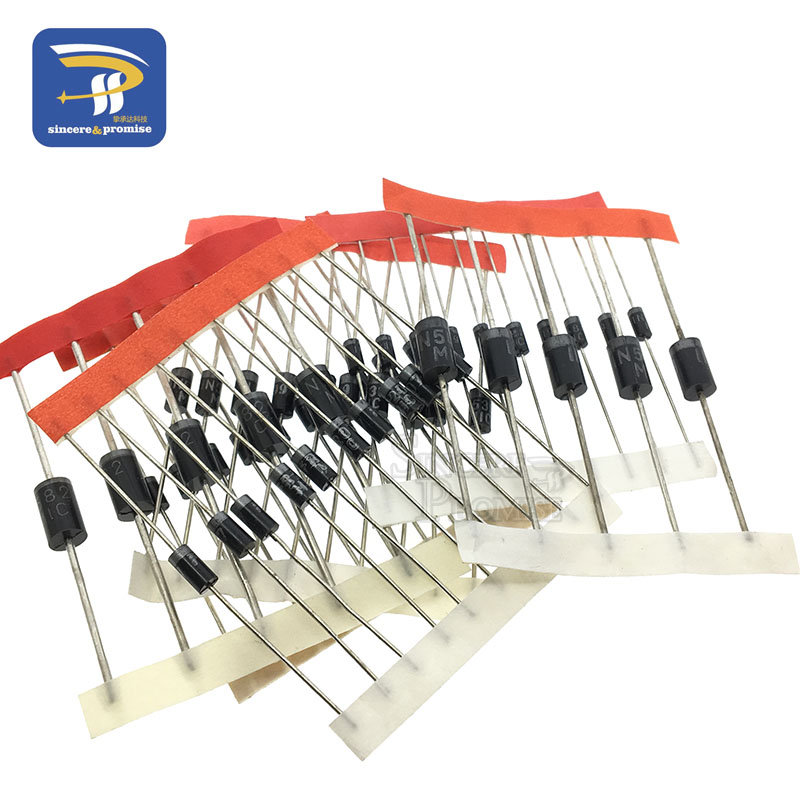 Fast Switching Schottky Diode Assorted kit DIY set 1N4148 1N4007 1N5819 1N5399 1N5408 1N5822 FR107 FR207,8values=100pcs