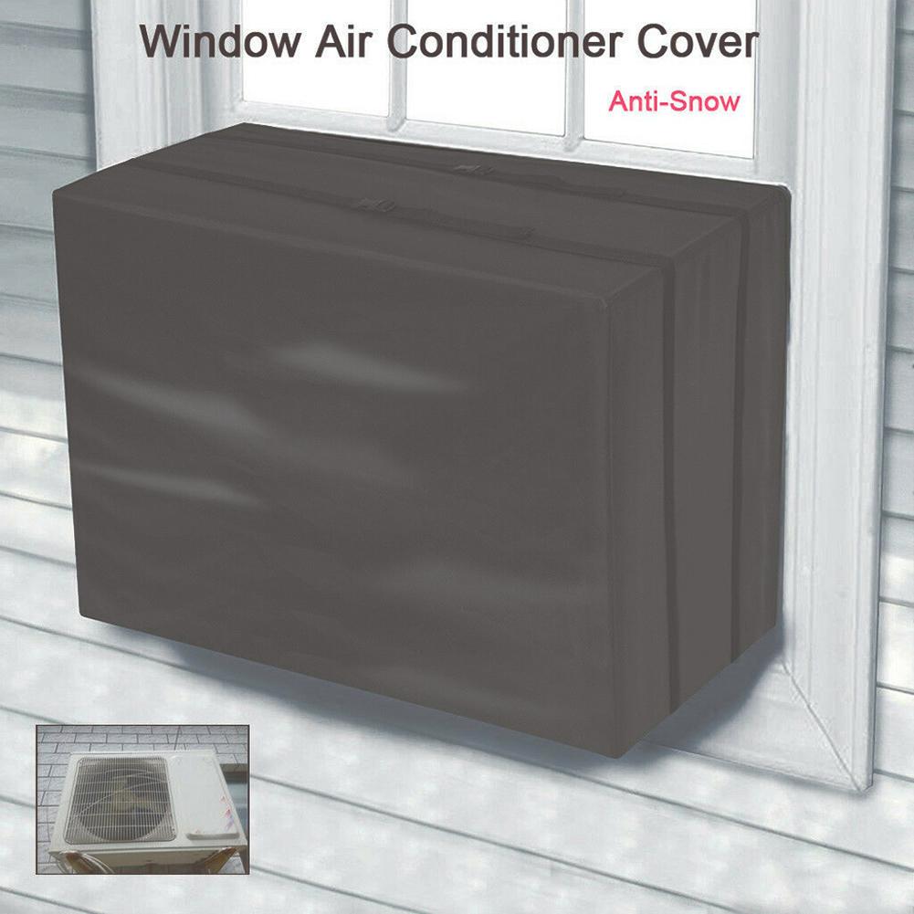 Venster Airconditioner Cover Waterdicht Anti-Sneeuw Outdoor Airconditioner AC Window Unit Beschermhoes Stof Schoon Protector