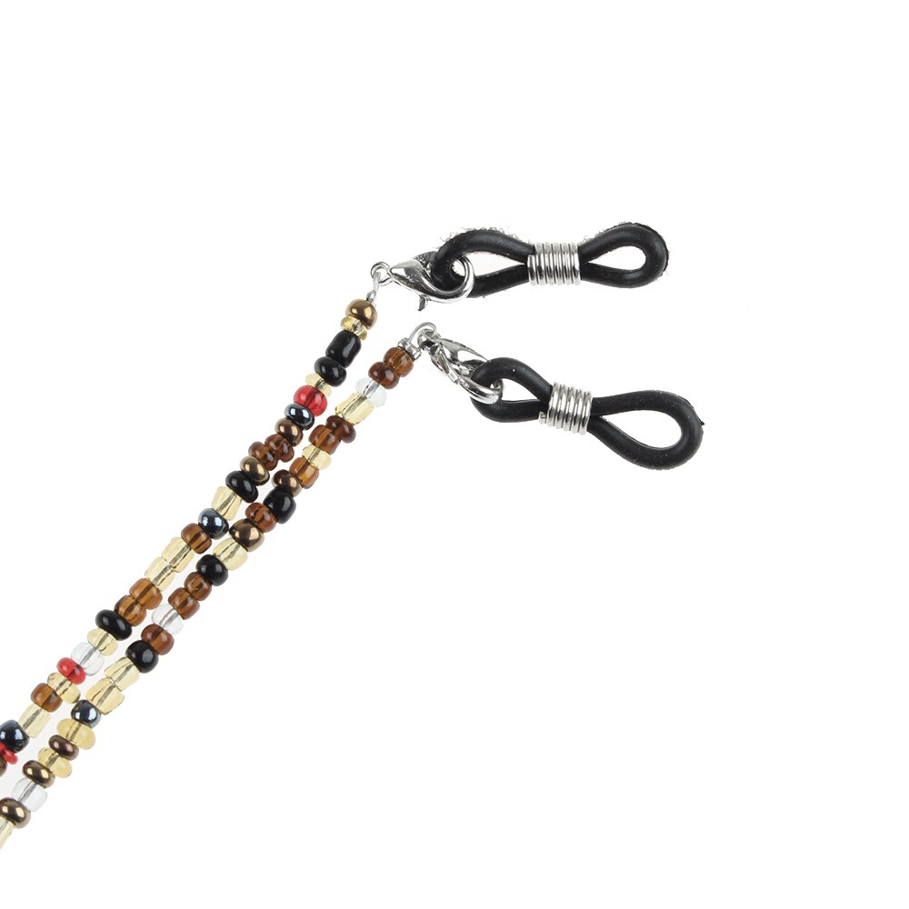 thumbnail image 2 of High-end Eyeglass Chain Colorful Glass Beads Chains Anti-slip Eyewear 2 of 12