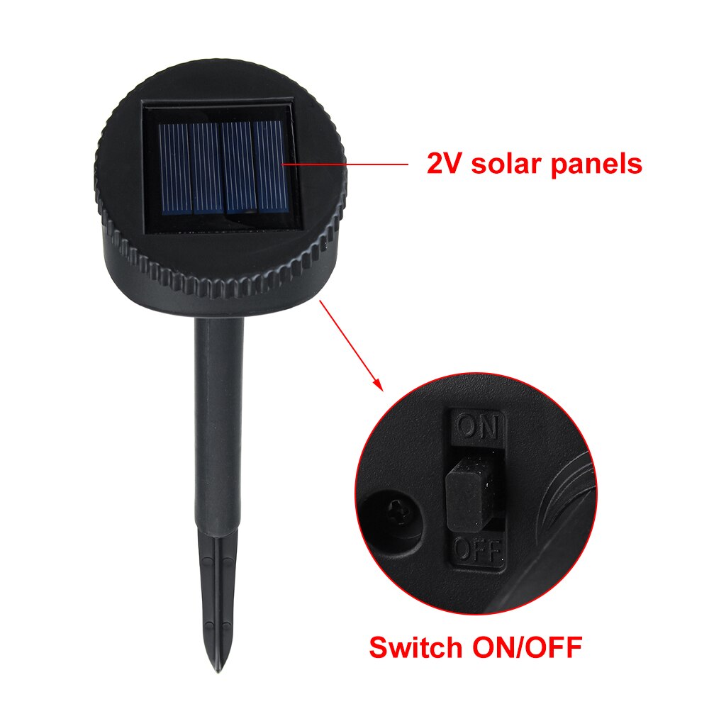 Solar Tube Lights Acrylic Bubble LED Solar Light For Christmas Lights Outdoor Landscape Garden Decoration Solar Lamp Set