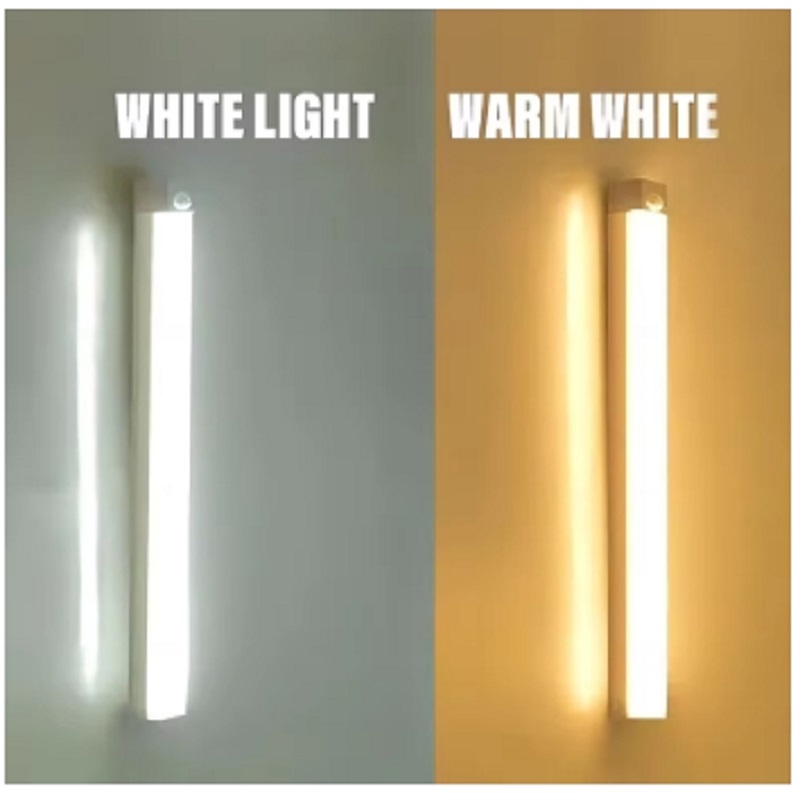 Led sensor de movimento luz sem fio led night light tipo c recarregável luz armário guarda-roupa lâmpada escada backlight para cozinha