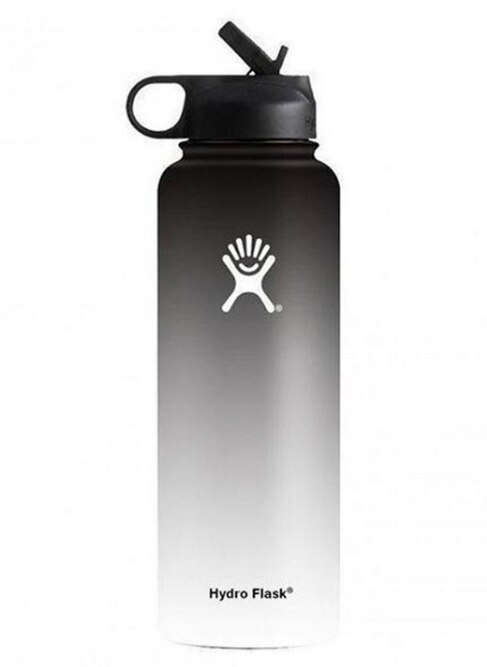 GH Stainless Steel Water Bottle Hydro Flask Water Bottle Vacuum Insulated Wide Mouth Travel Portable Thermal Bottle 32oz/40oz: 40oz(1100ML) / R