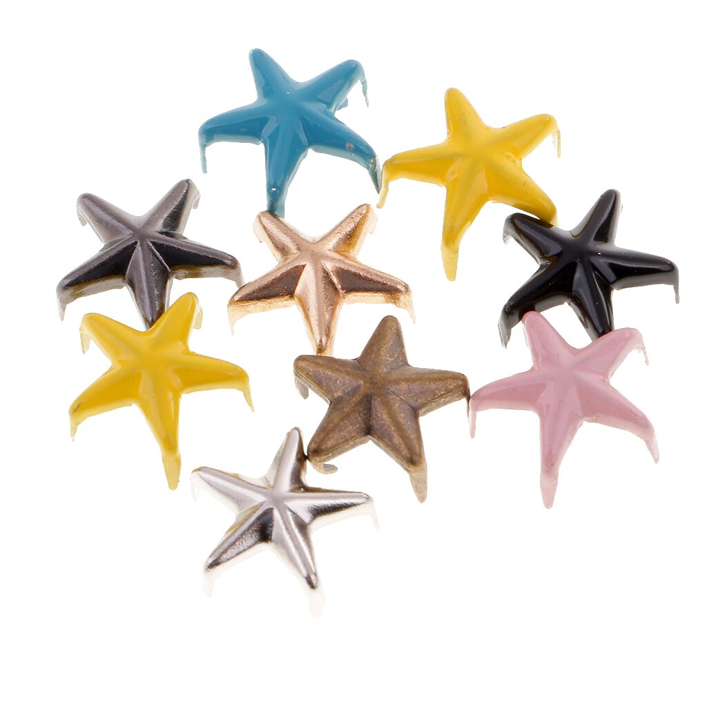 Clips De Papel Dorados 100 Piezas Luna Y Estrella Oficina