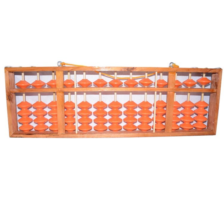 13 kolonne stor størrelse skridsikker lærer abacus kinesisk soroban pædagogisk værktøj matematisk lommeregner hængende abacus til lærer  sz01
