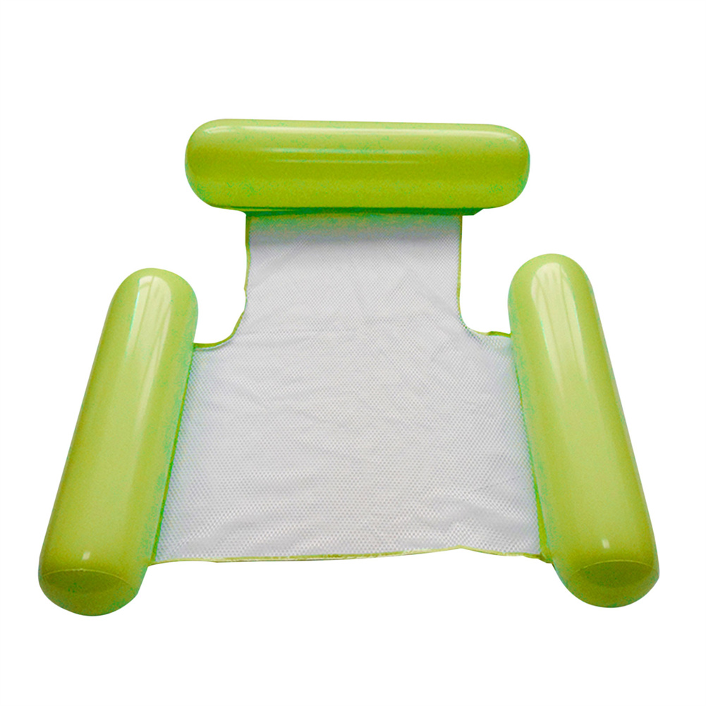 Amaca galleggiante da acqua Summer Beach Lounge Chair Bed Outdoor PVC galleggiante lettino piscina materasso ad aria per bambini galleggianti per bambini: Di Colore Giallo chiaro