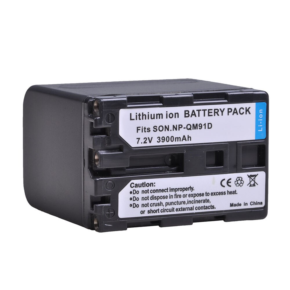 3900mAh NP-QM91D NP QM91D Battery for Sony NP-FM50 NP-QM71 NP-FM70 NP-FM90 DCR-DVD300 301 DCR-HC14 DCR-PC105 CCD-TRV328: 1x Battery