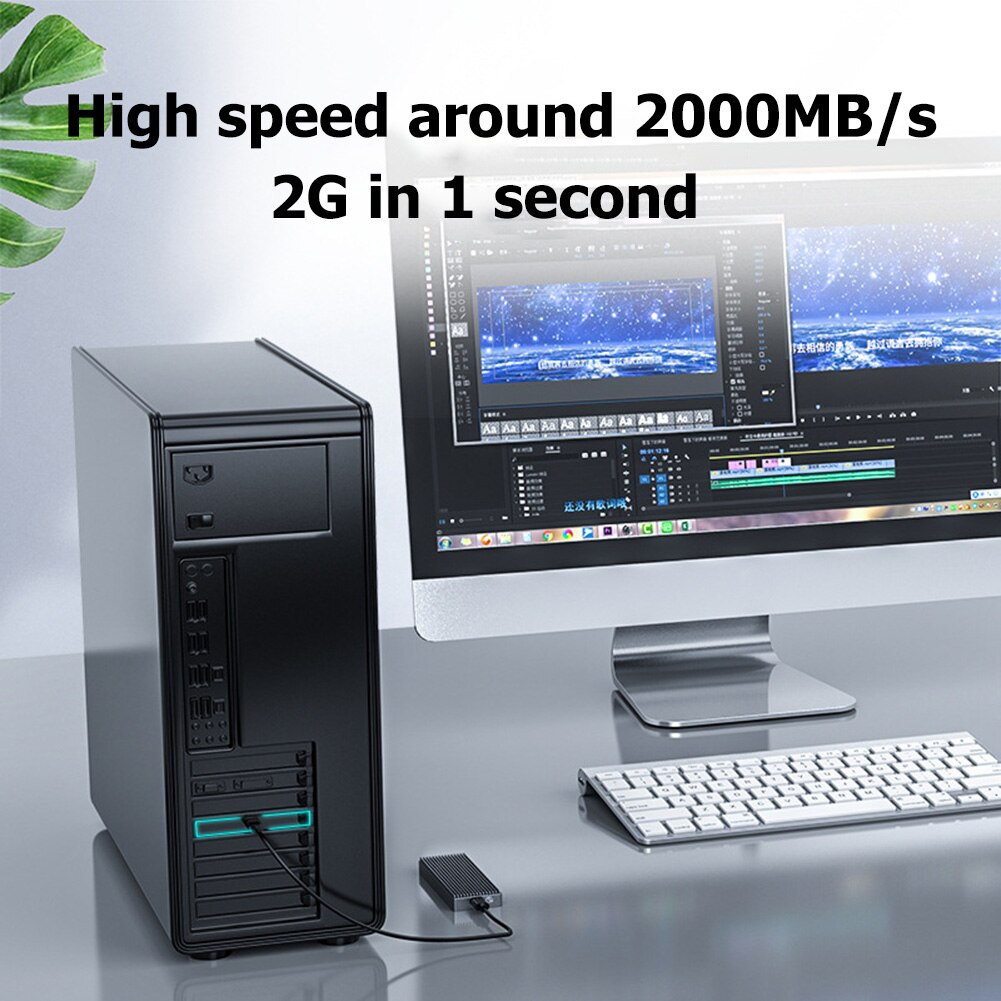 ORICO M2PAC3-G20 20Gbps High Speed Mobile Externe Festplatte Gehäuse USB 3,2 Typ-C M.2 NVMe M Schlüssel B + M Schlüssel Solid State Fall