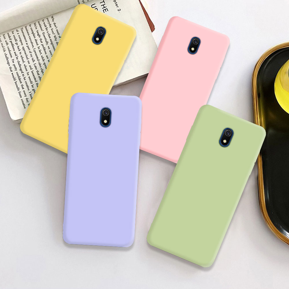 Pour Xiaomi Redmi 8A Coque arrière en Silicone liquide pour Xiaomi Redmi8A coques de téléphone pour Redmi 8A Fundas Coque