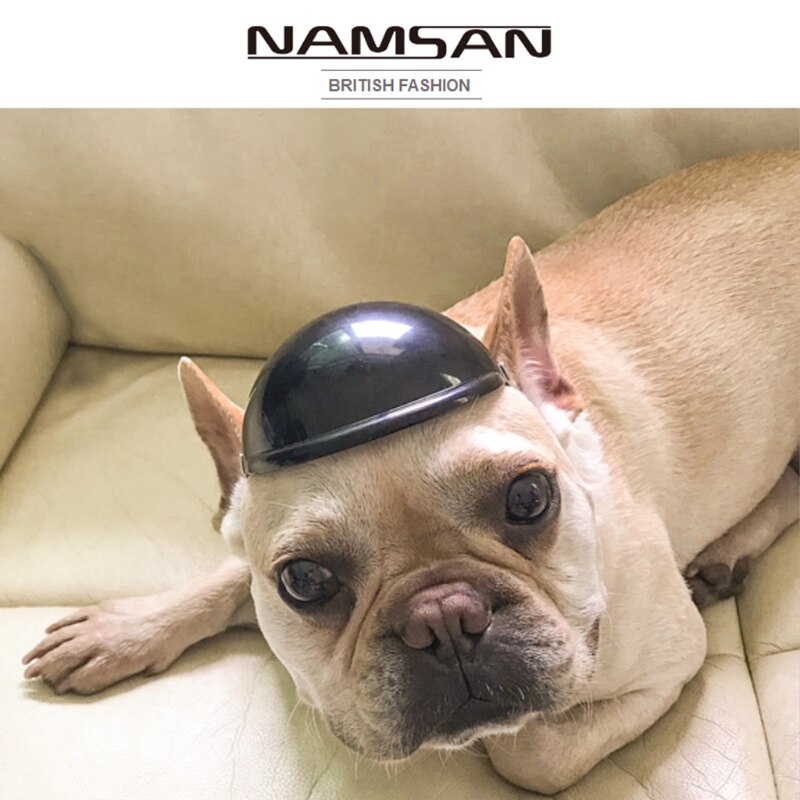 Casco per cani per cucciolo chihuahua Doggie Hardhat per moto moto attività tutto'aperto protezione della testa accessori per cani da compagnia resistenti al suola