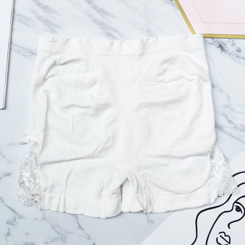 1 Pc Vrouwen Zomer Sexy Shorts Casual Polyester Spandex Veiligheid Shorts Vrouwen Slipje: White