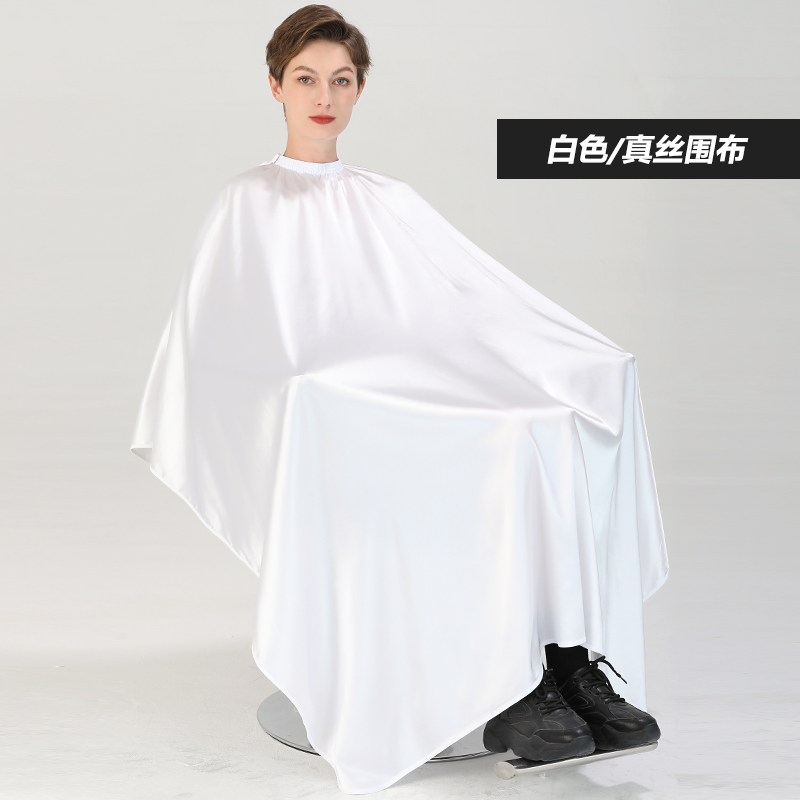 Salon Professionele Haar Styling Cape Kapper Haar Knippen Kleuren Styling Waterdichte Imitatie Zijde Haar Cape Kapper Schort: Licht Groen