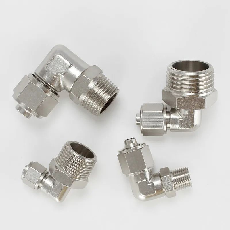 Quick Twist-connector De verkoperde pneumatische elleboogconnector PL luchtslang snelle montage