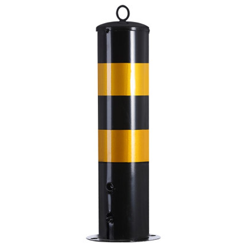 Demolition type steel pipe column anti-collision column square parking lot warning column thickened protective parking space