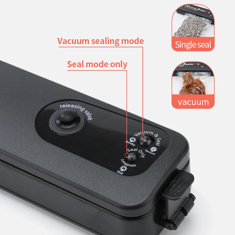Vacuum Food Sealer Packaging Machine 220V Household Food Vacuum Sealer Film Sealer Vacuum Packer