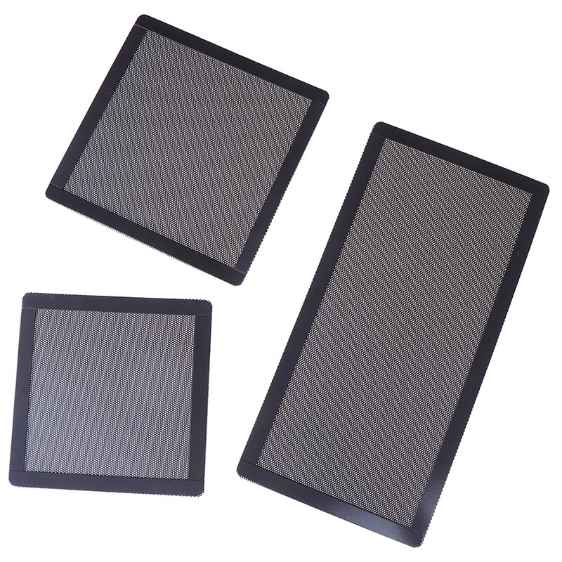 Ventilador de refrigeración magnético para PC, cubierta de red de filtro de polvo para malla, protector de ordenador de PVC, antipolvo, 12x12, 14x14, 12x24cm