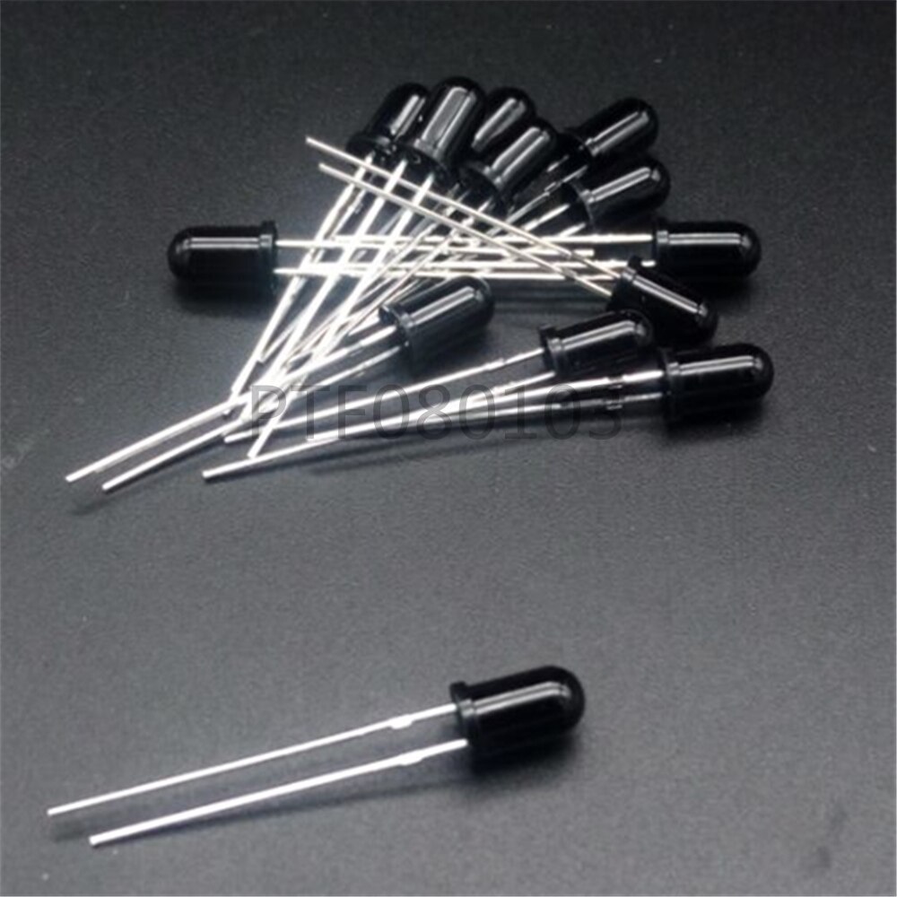 50pcs 3mm 5mm 850nm 940nm IR LED Assorted Infrared Emitter And IR Receiver Diode Diodes 3mm 5mm IR Infrared LED Diode LED Lamp