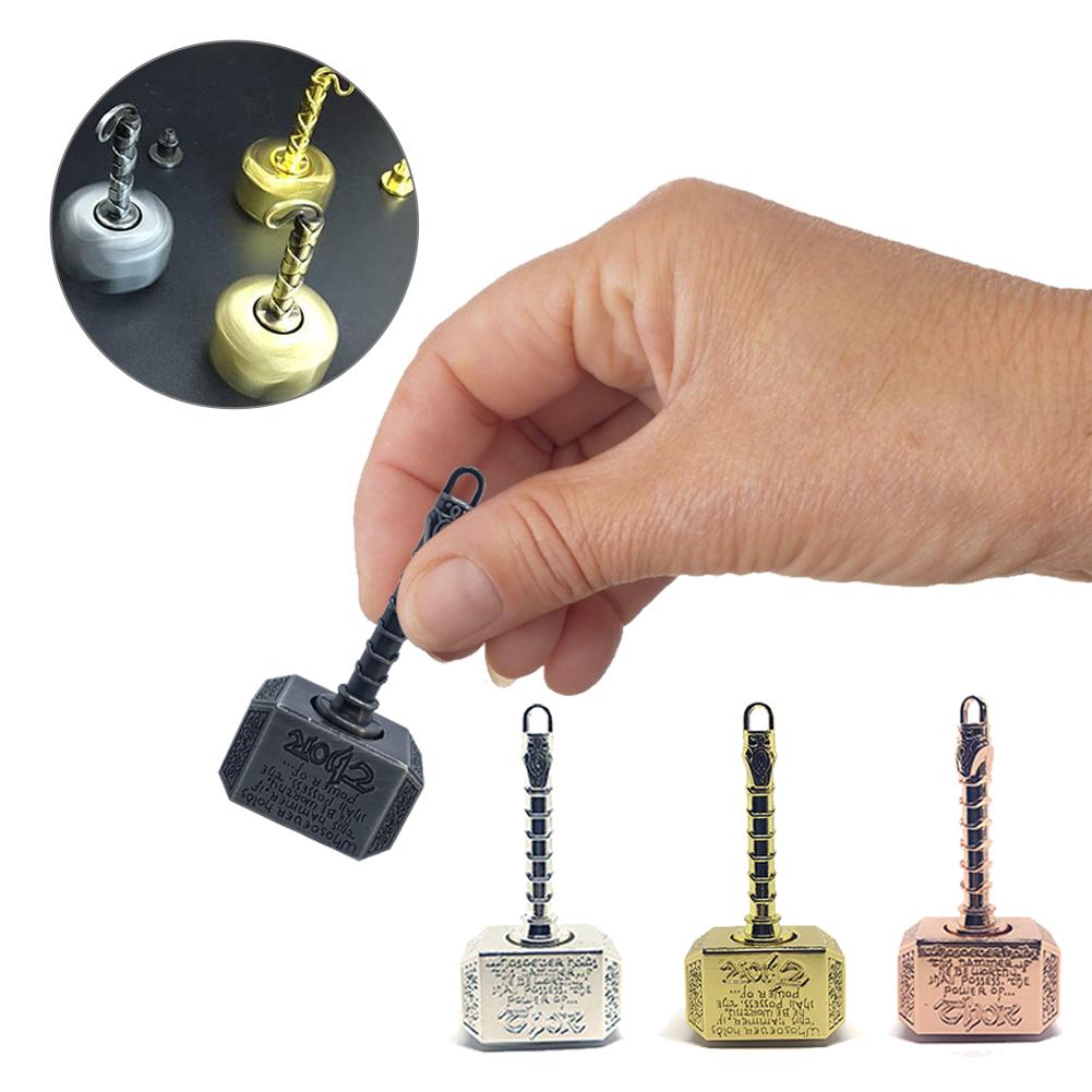 Fidgeting Cool Hammer Fidget Hand Finger Spinners Metal Chain Cube Stress Relief Toys Fingertip Gyro Stress Relief Party Favors