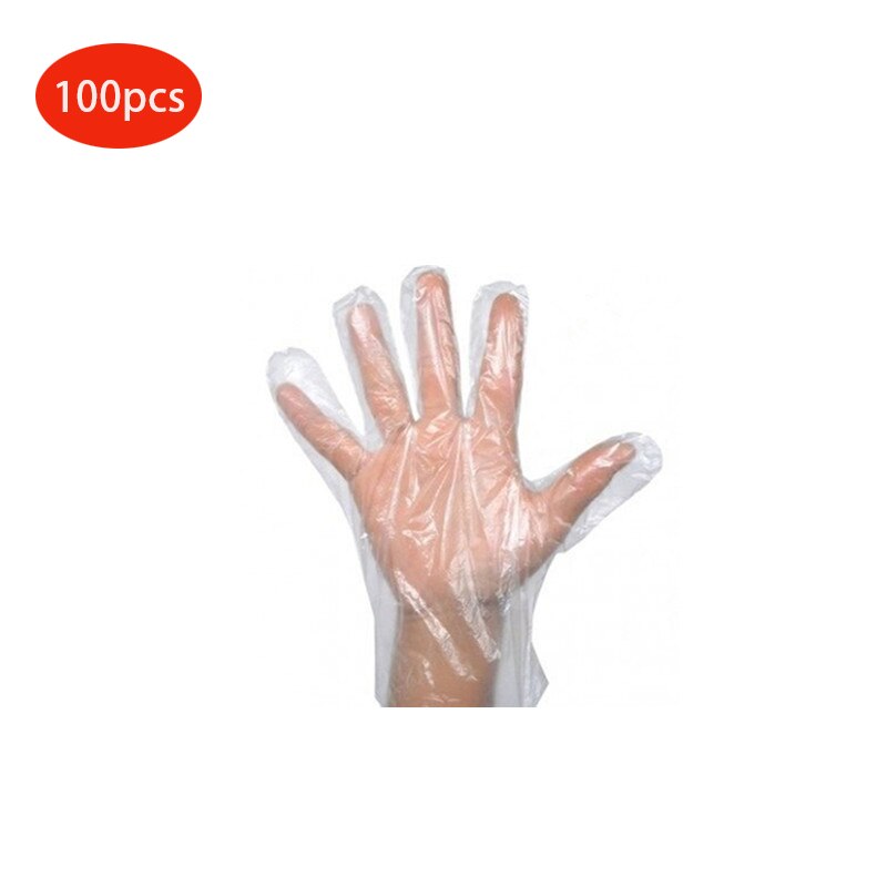 Food Grade Plastic Handschoenen Keuken Restaurant Milieuvriendelijke Lichtgewicht Hdpe Film Handschoenen Eetkamer Draagbare Schoonmaak Handschoenen: Default Title