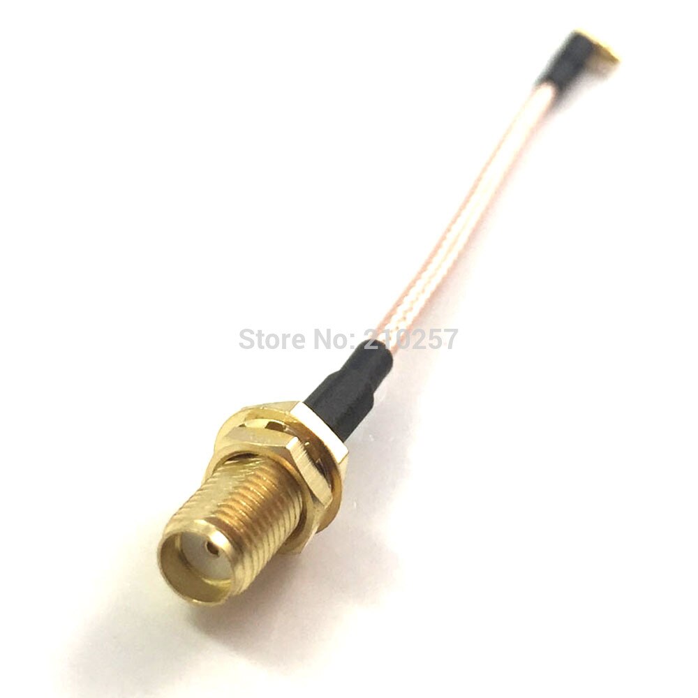 5pcs RF Mmcx male Right Angle to Sma Female Connector Coaxial Pigtail Cable RG316 10cm