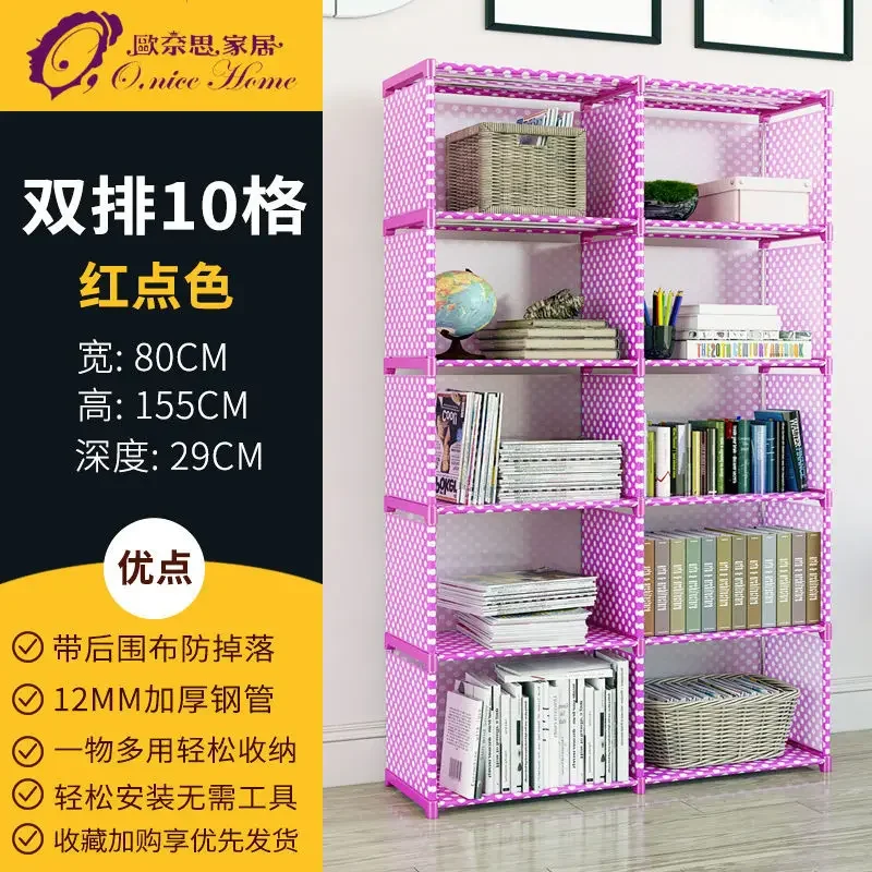 Armario multicapa a prueba de polvo, estantería divisoria de alta capacidad para dormitorio, armario de almacenamiento de montaje Simple abierto, muebles de dormitorio
