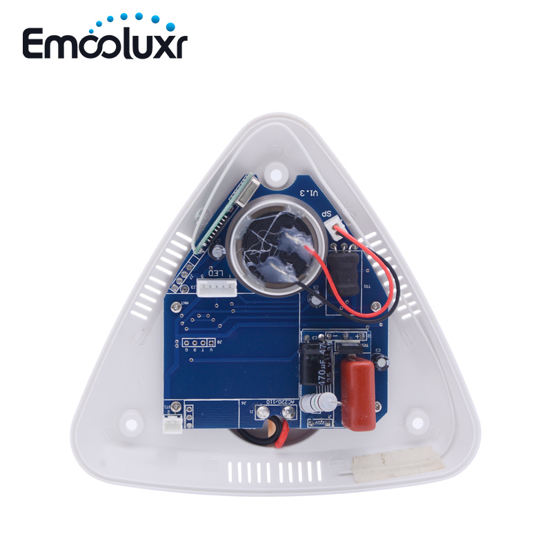 Sirena de Flash inalámbrica para interiores, GS-SS07A estroboscópica triangular azul para Android, Iphone, Control por aplicación, WIFI, GSM, alarma G90B Plus, S2G