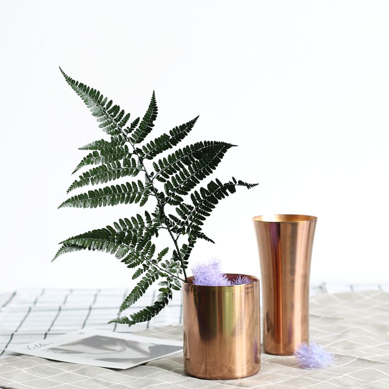 Nordic Stijl verkoperd Gouden Vaas Pen Houder Kaars Cup Kaars Houder Rvs Vaas Decoratieve Opslag Emmer 1645