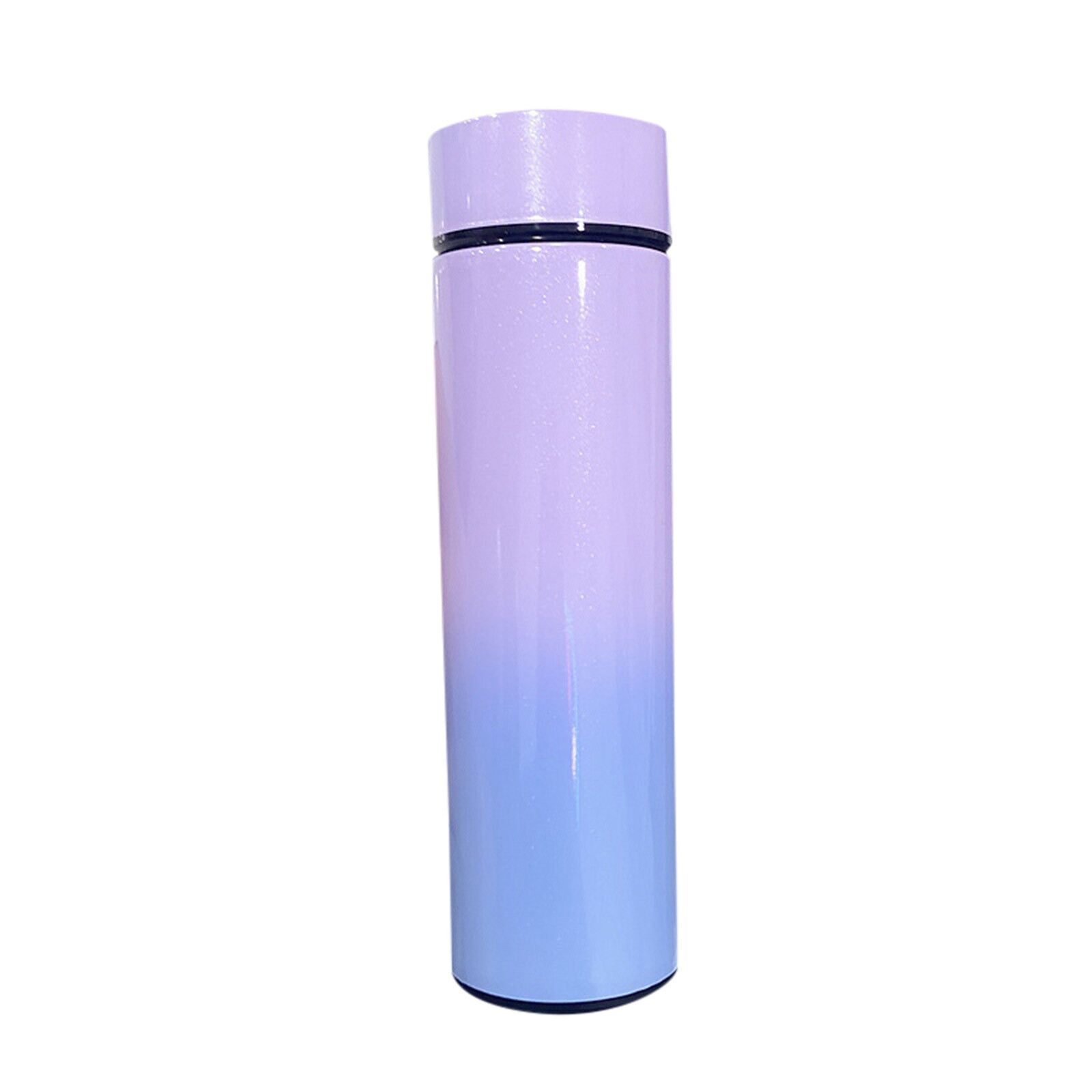 500ml stainless steel smart vacuum flask LCD screen display temperature smart kettle with tea strainer tumbler airless bottle: A