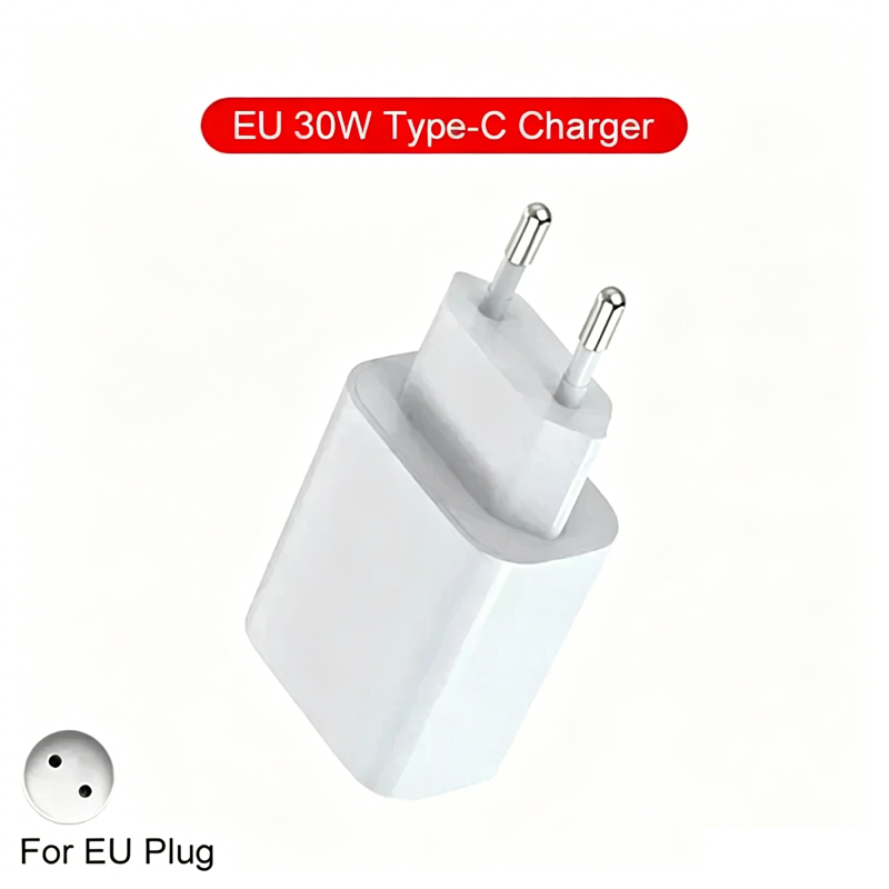 30W USB-C snellader voor iPhone 13 15 17 14 12 11 16 Pro Max Plus PD-lader oplaadkabel accessoires: eu