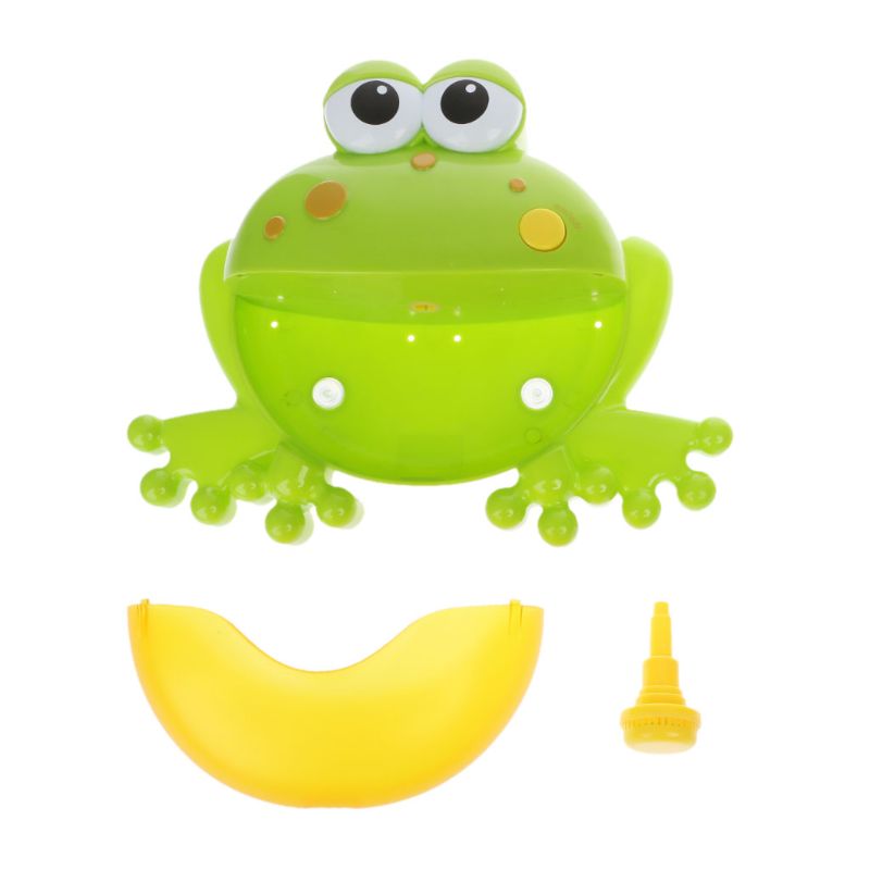 Juguetes de baño con forma de rana para niños, para hacer burbujas Juguete musical, con música, para recién nacidos