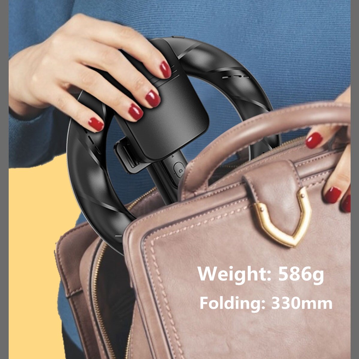 Cool dier 1680mm stor trådløs selfiestang stativ sammenleggbar led-ringfotograferingslys med bluetooth-kompatibel lukker