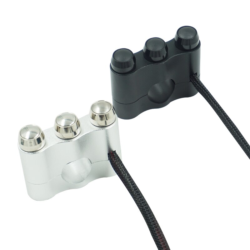 CNC de aluminio de 7/8 ''22mm interruptor para el manillar de la motocicleta, interruptor de montaje para el claxon, luz antiniebla, botón de encendido apagado y apagado