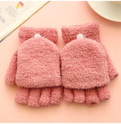 Corail bas rénover demi doigt gant hiver garder gant madame gant hiver un étal marchandises réparties sur le sol pour les: pink colour
