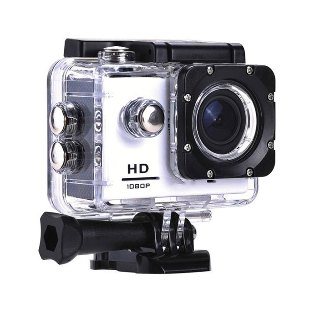 Wifi Camera Plastic 30M Waterdicht Go Duiken Pro Sport Mini Dv 1080P Video Camera Fietshelm Auto Cam dvr: white