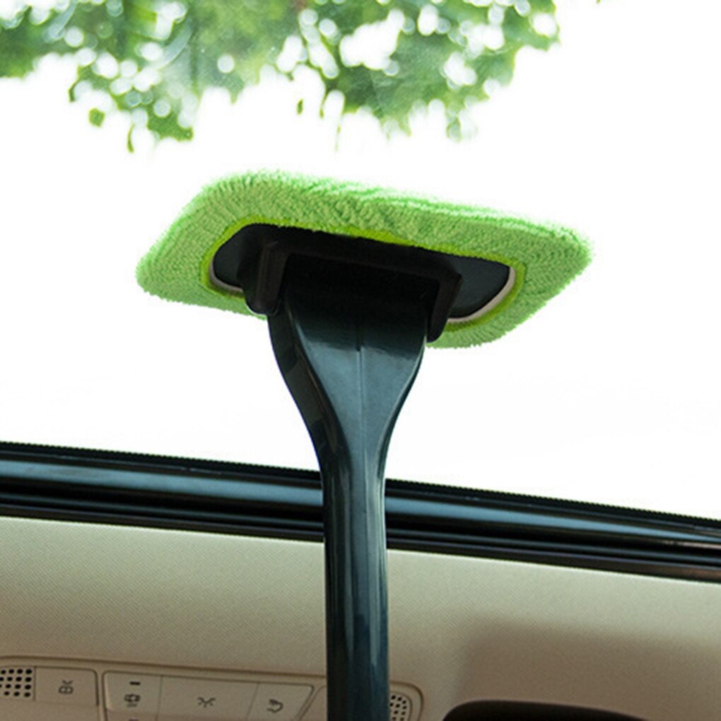 Long Handle Window Bathroom Cleaner Brush Kit Car Window Windshield Cleaning Wash Tool Inside Interior Glass Dust Removal Wiper