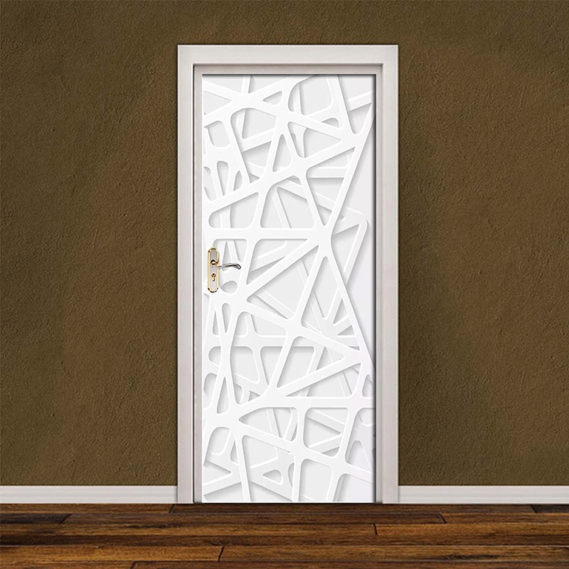 SHOMEY 3D deurstickers bloem 77 x 199,9 cm doe-het-zelf deurmuurschilderingen behang zelfklevende deurstickers verwijderbaar vinyl voor slaapkamer en SHOMEY 3D deurstickers bloem 77 x 199,9 cm doe-het-zelf deurmuurschilderingen behang zelfklevende deurstickers verwijderbaar vinyl voor slaapkamer en