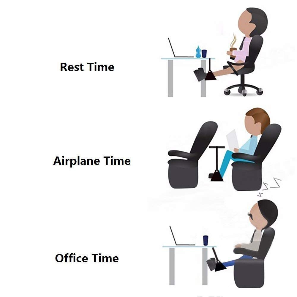 Voetsteun Outdoor Vliegtuigen Kantoor Voetsteun Stand Desk Voeten Hangmat Stand te Demonteren Draagbare Reizen Voeten Rest Hangmat