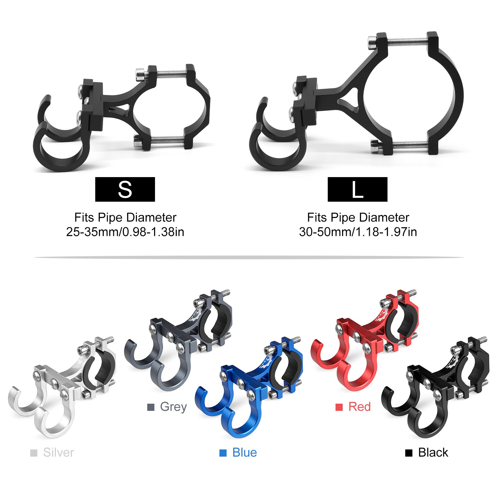 Ysanam Fiets Stuur Hanger Fiets Frame Bagage Mount Haak Fietsen Stuur Hanger Fiets Pijp Mount Houder Kofferbak Fiets