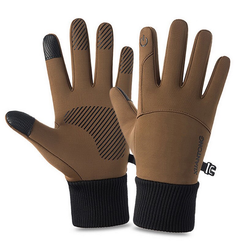 Guantes De Invierno Con Pantalla Táctil Para Hombre – Antideslizantes, A Prueba De Viento Y Transpirables, Para Moto, Running Y Fitness