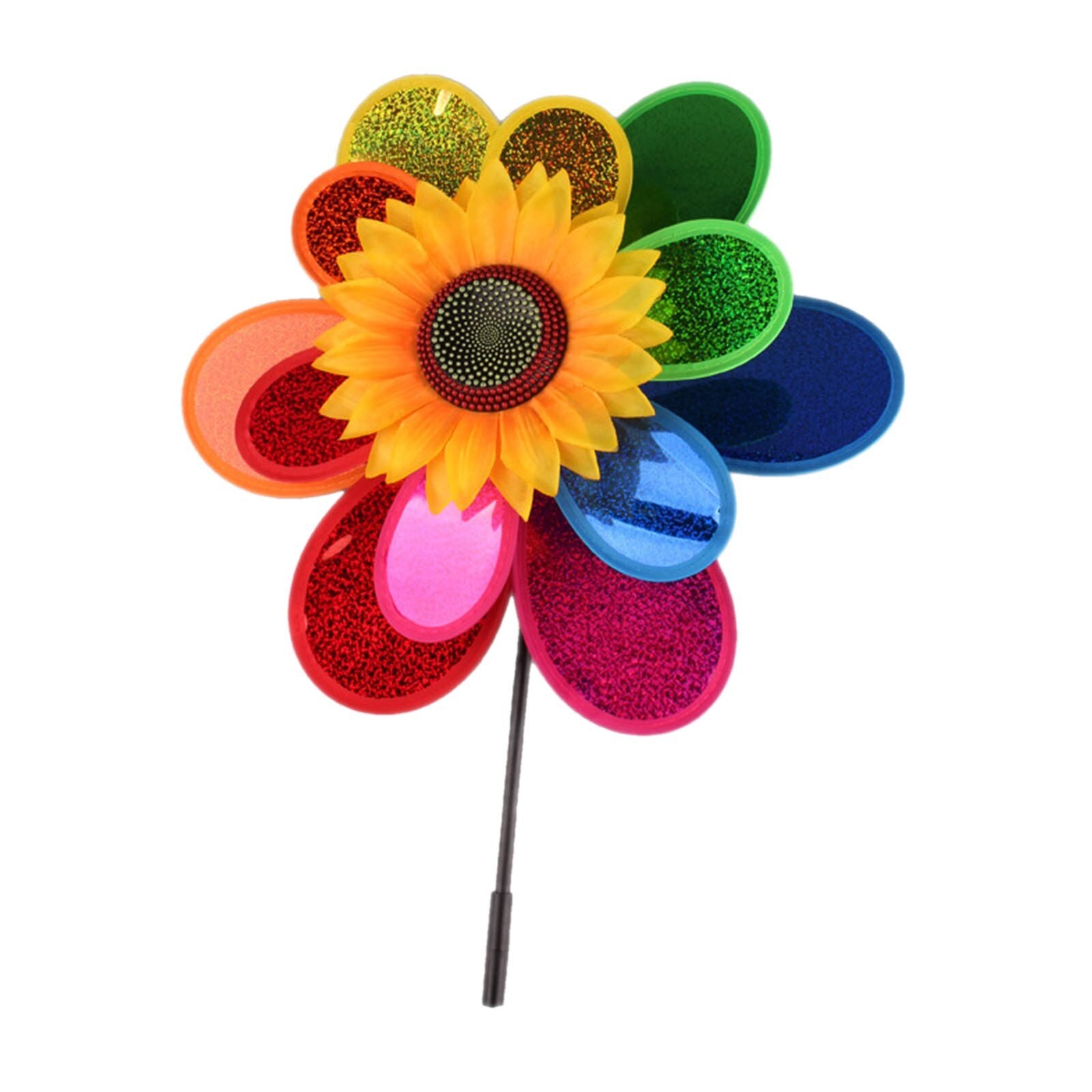 Zonnebloem Wind Spinners voor Tuin, Zonnebloem Windmolen Metalen