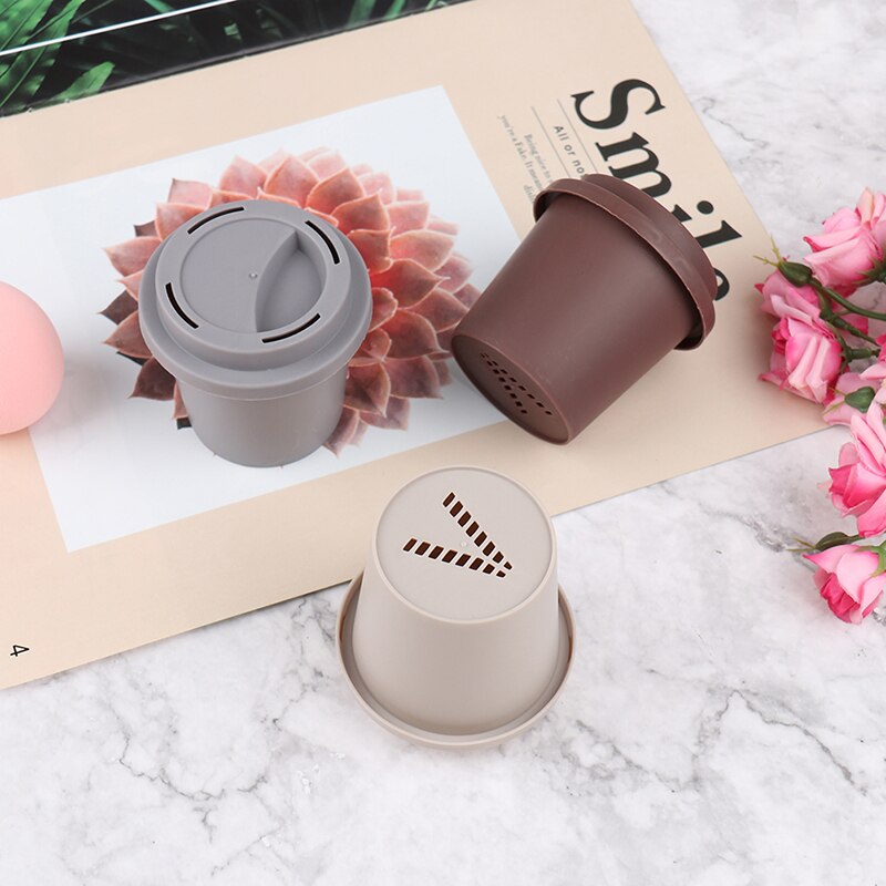Empty Coffee Cup Sponge Stand Storage Case Makeup Puff Holder Empty Cosmetic Dry Box Makeup Accessories