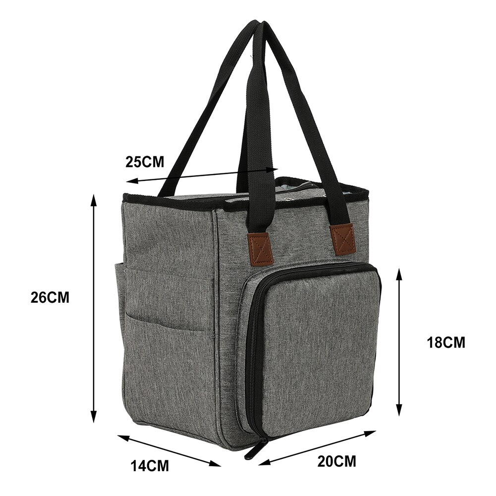Stickerei Lagerung Tasche Häkeln Haken Organizer Nähgarn Garn Halfter betroffen Organisation Häkeln Haken NäHenne Werkzeuge: 4