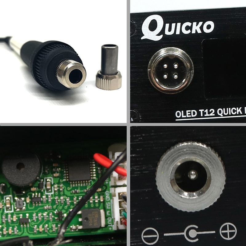 Kit de estación de soldadura de calefacción con puntas T12 y mango de hierro, T12-942 Mini LED, herramientas eléctricas digitales, estación de soldadura, herramientas DIY