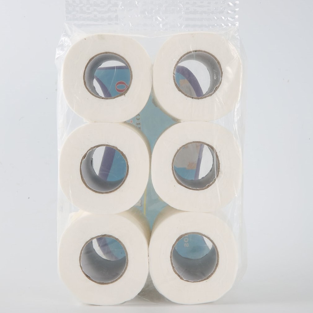Home Bath Toilet Paper Wood Pulp Tissue Roll Paper Household Toilet Paper Restaurant Hotel Roll Paper 6 Rolls