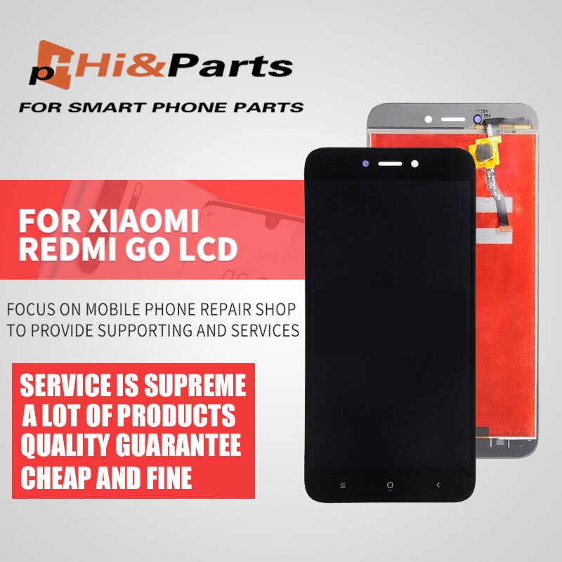 Schermo per Redmi andare Lcd Schermo tocco schermo Replacememt per Xiaomi Redmi Andare Digitizer schermo Schermo assemblaggio Testato A CRISTALLI LIQUIDI Del Telefono