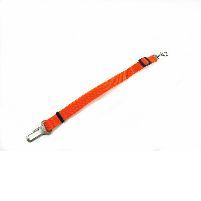 Universele praktische autogordel voor hond en kat, verstelbare veiligheidsharnas, reisclip, riem, autogordel voor hond.: Rood